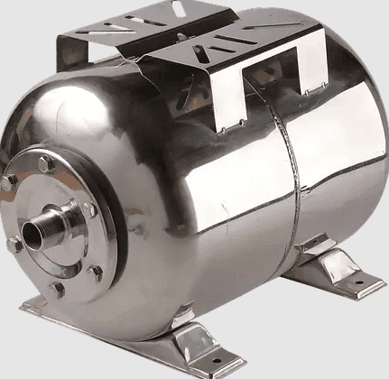 Гідроакумулятор горизонтальний HydroTherm нержавійка 24 л.