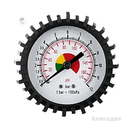 Манометр для підкачки пістолета Інтертул 0500