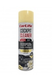 Поліроль для торпедо CARLIFE Ваніль Cocpit Cleaner EXTRA MAT 500 ml CF520