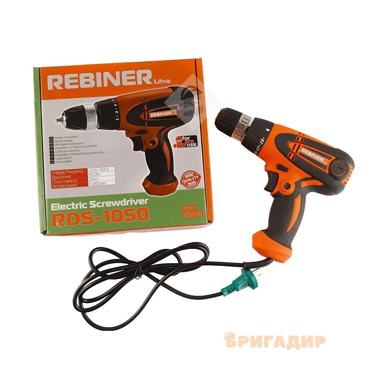 Rebiner RDS-1050 Шруповерт електричний