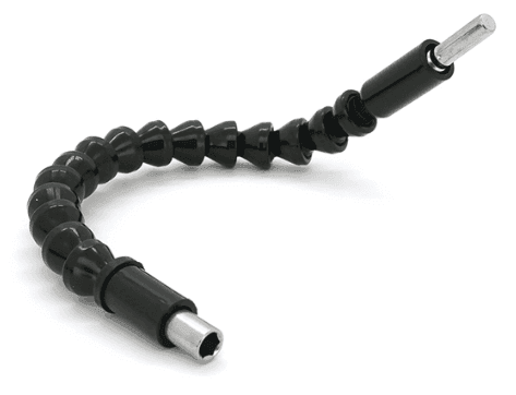 Продовжувач до шруповерта гнучкий 30см. (чорний)