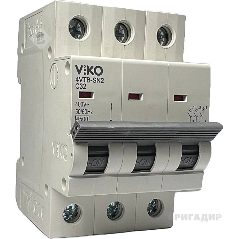 Автоматичний вимикач 3C 32А 4.5кА 230/400V Тип С ViKO