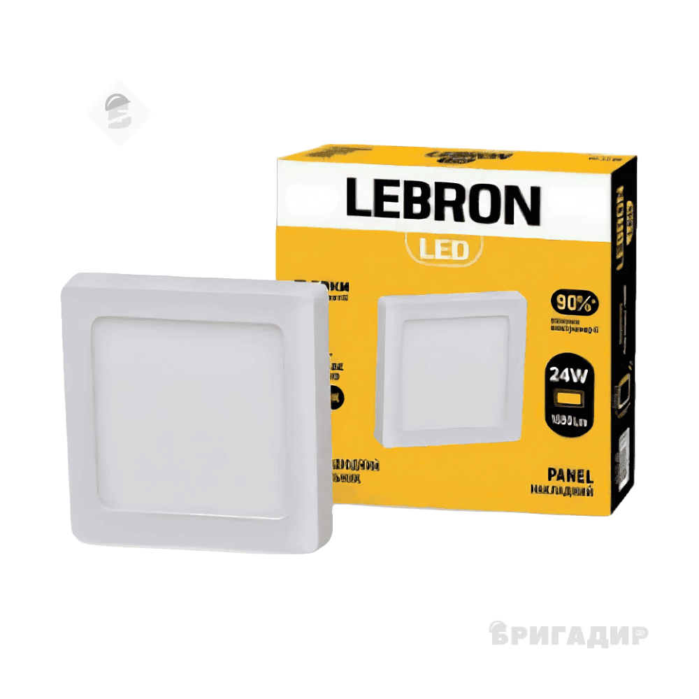 LED світильник LEBRON L-PSS-2465. 24W. накладний, 6500К, з блоком живлення