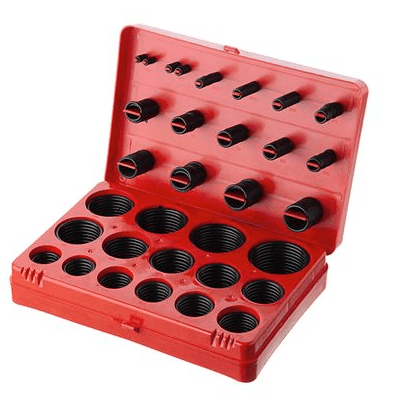 Комплект гумових ущільнювальних кілець 382 од. INTERTOOL AT-5382