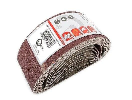 Стрічка шліфувальна 75 * 457мм, зерно 36 уп.10шт. INTERTOOL BT-0303