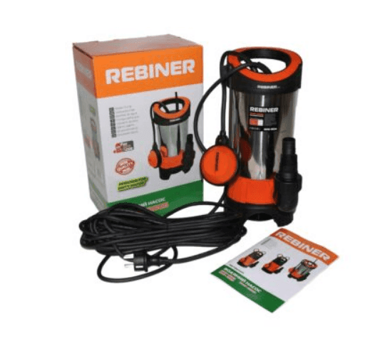 Дренажно-фекальний насос Rebiner RWP-1350S з поплавком