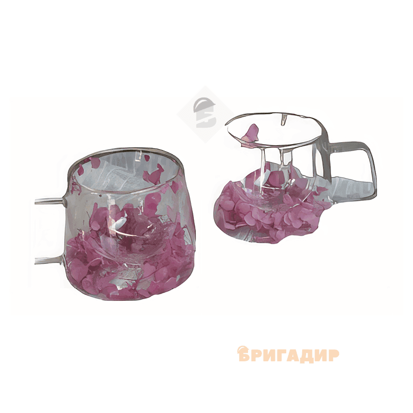 VT5312-200 Набір чашок Фіолетове диво з подвійним дном Vittora 2шт 200мл