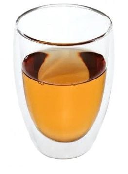 УЦІНКА! Склянка з подвійним дном 450мл скло 186-3