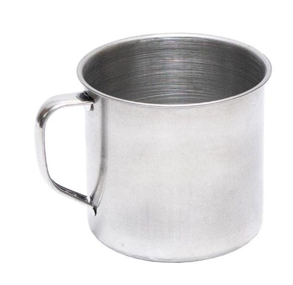 Кружка металева 380мл 9см