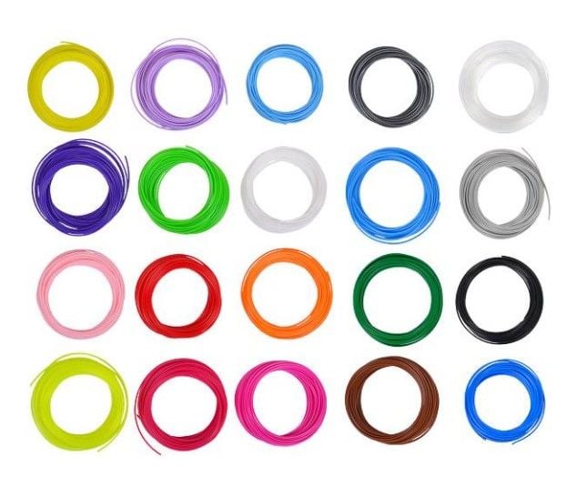 Запаски до 3d Ручки (PLA 20шт по 10м )