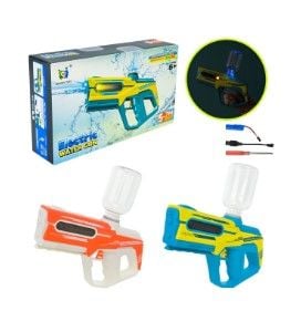 Водний пістолет арт. 1002 електричний на акум.батарейці,25см,200мл в кор.