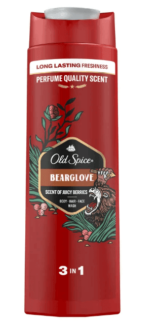 33869 OLD SPICE Гель для душу+Шамп.2в1 Беарглов400мл