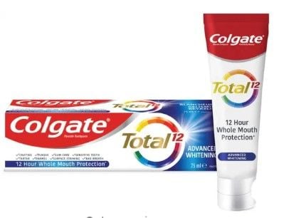 Colgate зубна паста Тотал 12 75мл Відбілювання