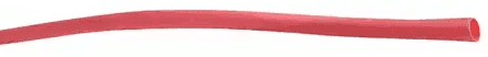 Трубка термозбіжна 2/5мм червона 086558