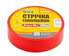 113469 Ізолента Mastertool 44-9210 ПВХ 0,15х17мм 10м червона
