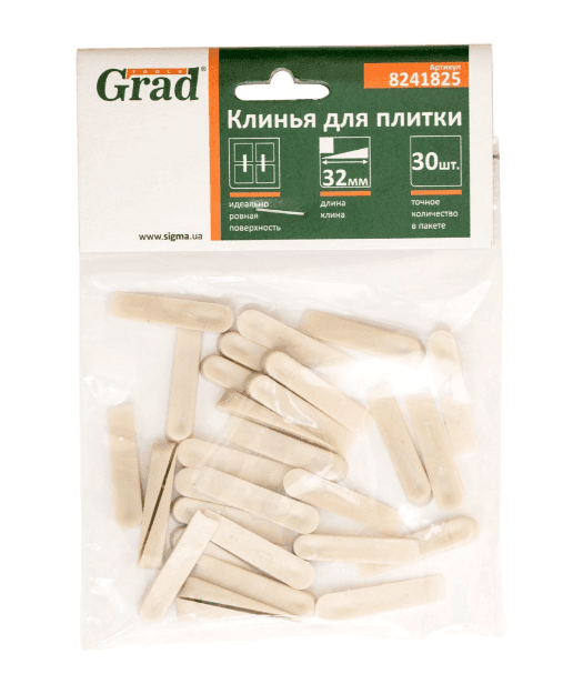 810819 клин для плитки Grand 8241825 32 мм 30 шт