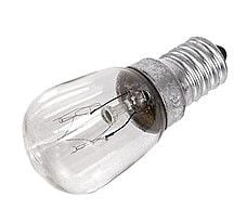 873655 лампочка в холодильник 15 Вт Е14 в індивідуальній упаковці маленька колба