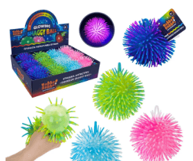 Антистрес YabbaDabba арт. YD2530 (72шт) куля 11см зі світлом 4 кольори 12шт дисплей 33*25*8см