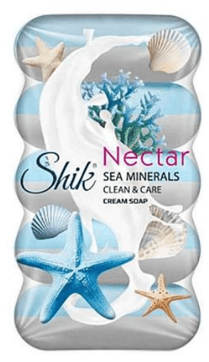 Крем-мило туалетне ТМ "Shik"Nektar Морські мінерали 5шт*70г/350г(екопак/25уп*ящ) 50/500,35
