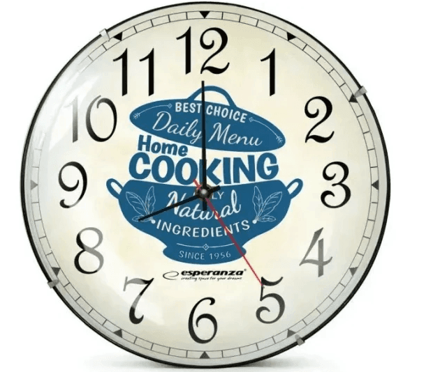 Годинник настінний Esperanza Marseille, коло, 30*3,4см, безрамний, тихий хід