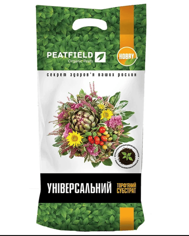 Торф'яний субстрат ,,Універсальний" 20л PEATFIELD
