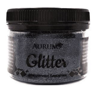Глітер AURUM чорний 0,06кг