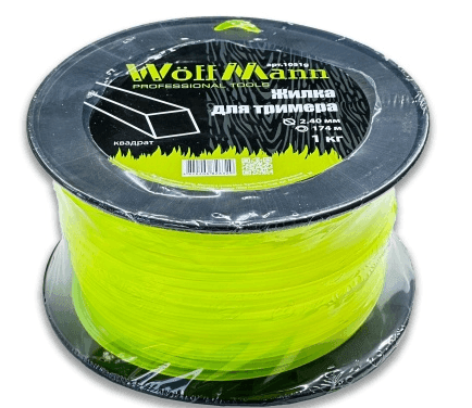 Жилка для тримера "Квадрат" 2.40мм 174м 1кг ТМ WoffMann