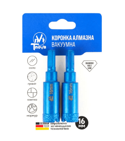 Коронка алмазна вакуумна T-Nova 16mm(60312382)