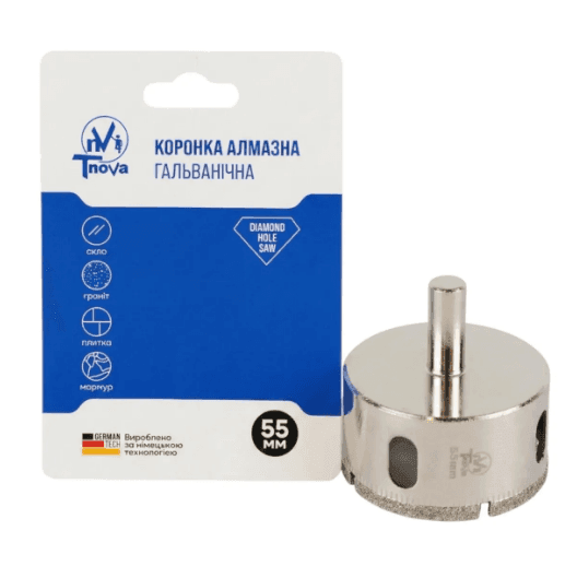 Коронка алмазна гальванічна T-Nova 55mm(60312334)
