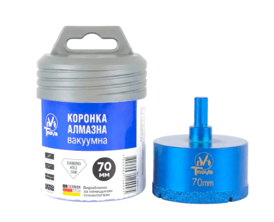 Коронка алмазна вакумна T-Nova 70мм 60312400