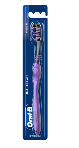 24215 ORAL_B зуб щітка подвійне чищення щетина сер жорстк 40м