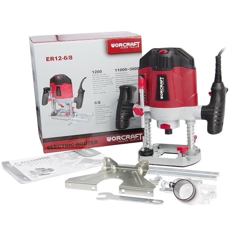 Фрезер електричний Worcraft ER12-6/8 - Гарантія якості