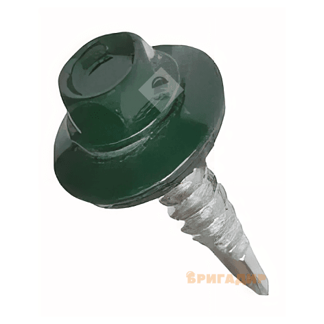 Шуруп до бляхи 4.8х35 RAL 6005