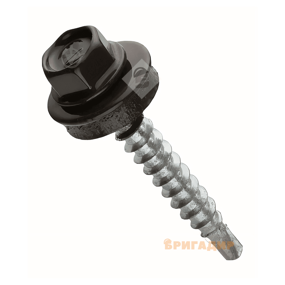 Саморіз по металу 4.8х35 RAL 8019