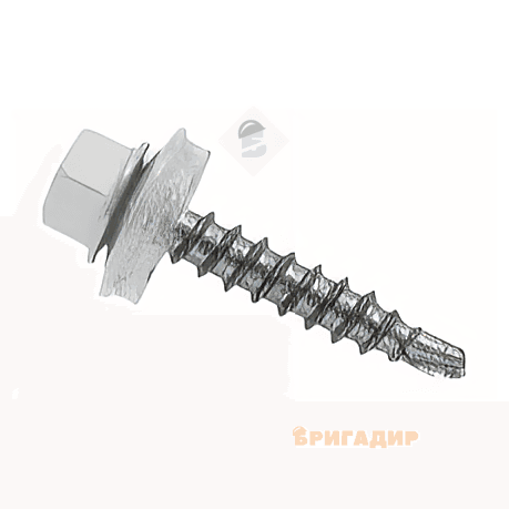 Шуруп до бляхи 4.8х35 RAL 9003