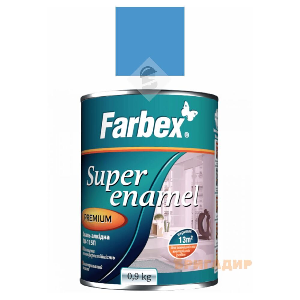 Емаль Farbex блакитна