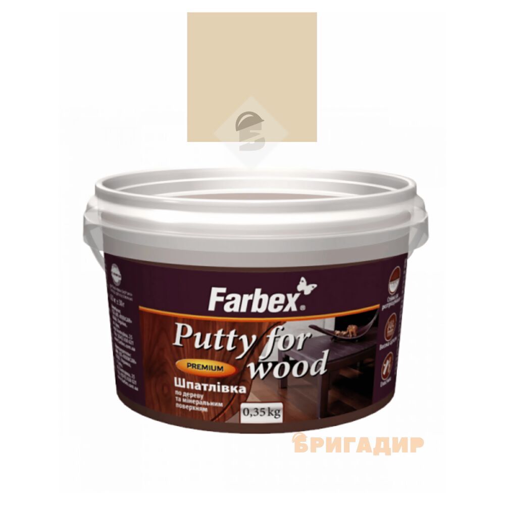 Шпаклівка по дереву та мінеральних поверхонь Farbex