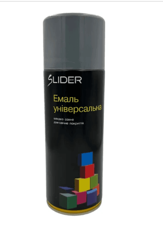 Аерозольна фарба Лідер 400мл сірий