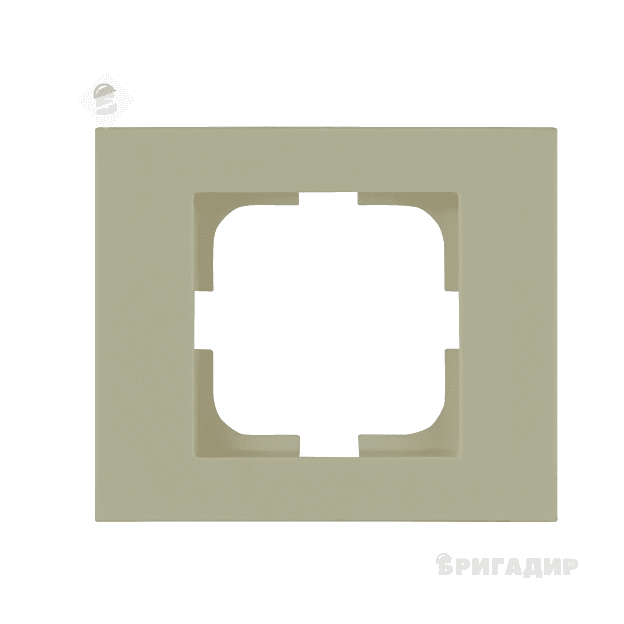 Рамка одинарна Grano кремова