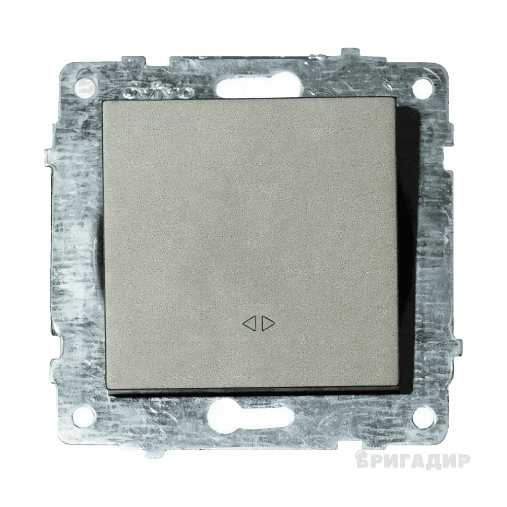 Механізм вимикача 1-кл. Grano срібло