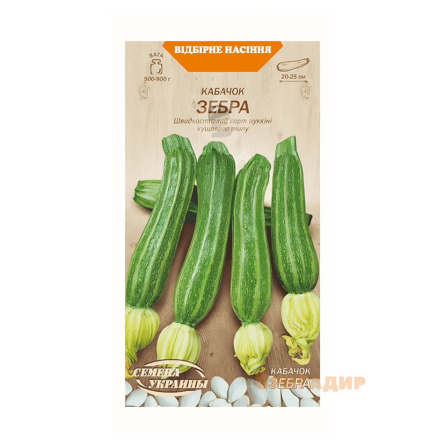 Кабачок Зебра