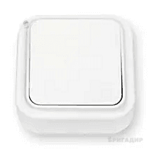 Блок вимикач 1-клавішний та розетка Білорусія