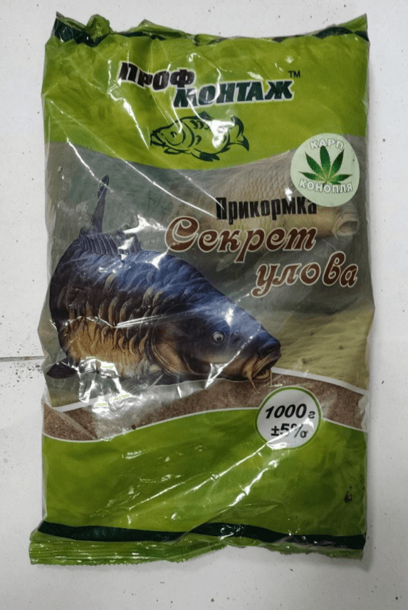 Підгодовування Секрет улову короп-конопля