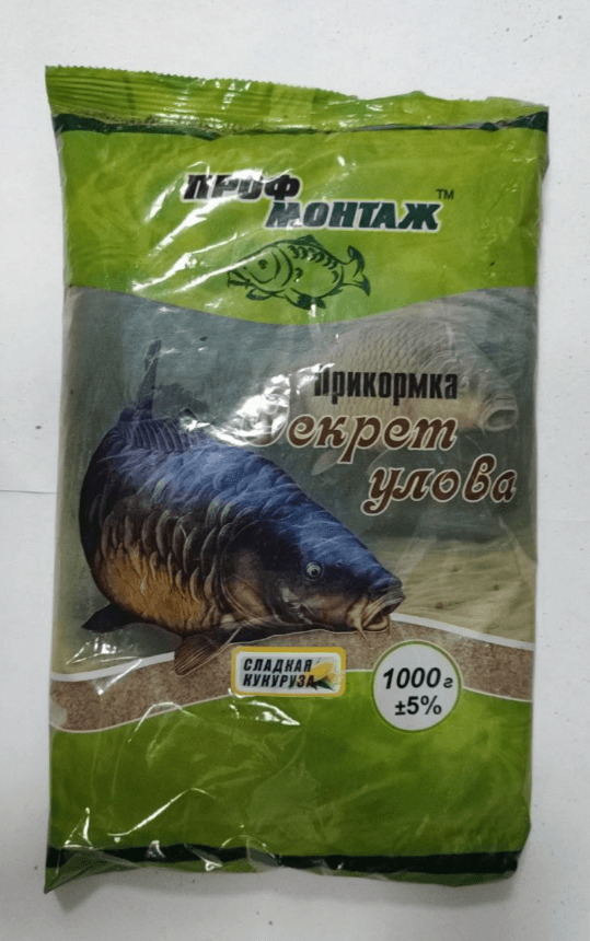 Підгодовування Секрет улову короп-кукурудза