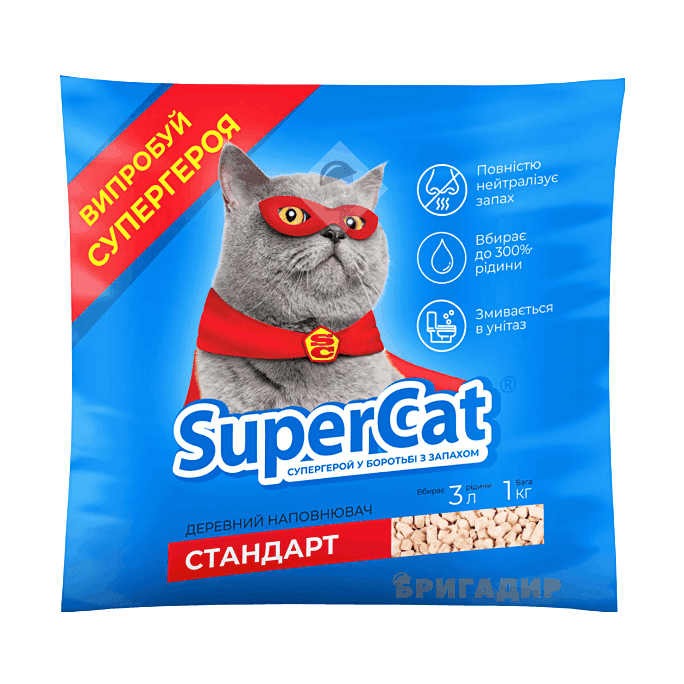 Наповнювач для котячого туалету Collar Супер-кет Стандарт