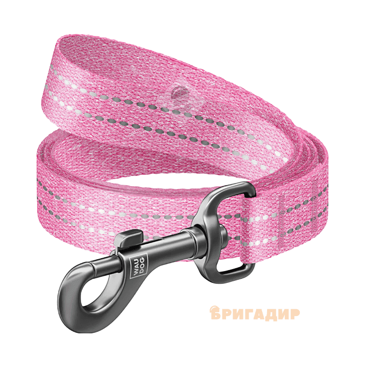 Повідець WAUDOG Re-cotton рожевий