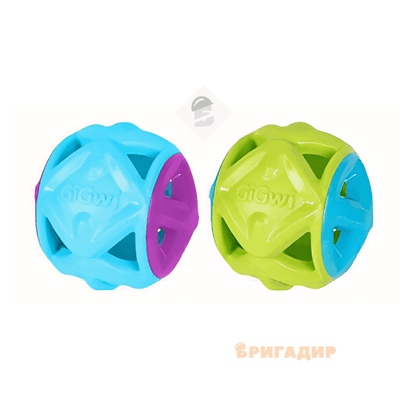 Іграшка для собак М'яч GiGwi Basic, салатовий, гума, 9 см