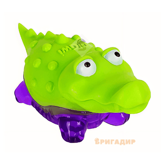 Іграшка для собак Крокодильчик з пищалкою GiGwi Suppa Puppa