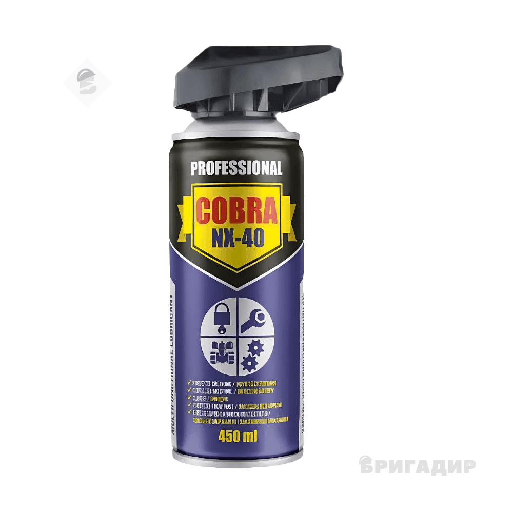 Спрей багатофункціональний MULTIFUNCTIONAL LUBRICANT PROFESSIONAL COBRA NX-40 450ml