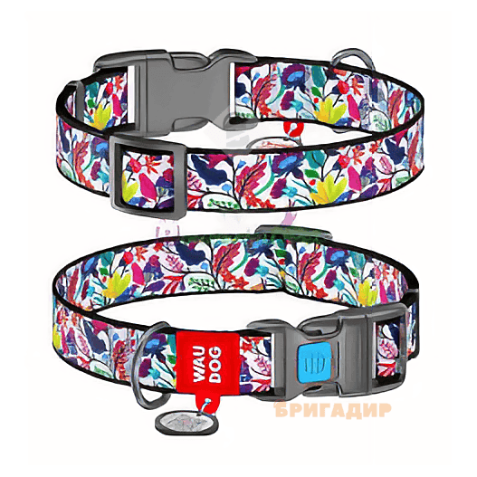 Нашийник WAUDOG Nylon з малюнком 